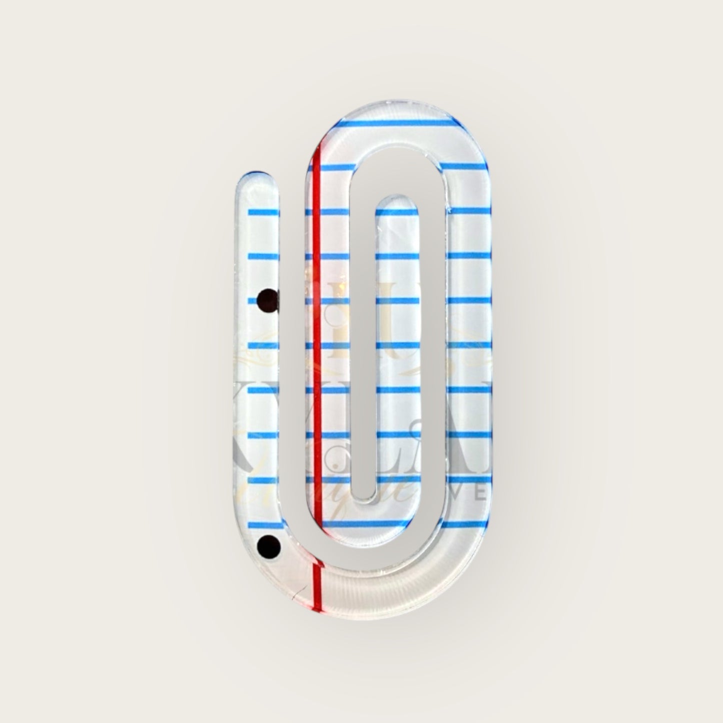 Large Acrylic Paper Clips- Multi Design/Pattern