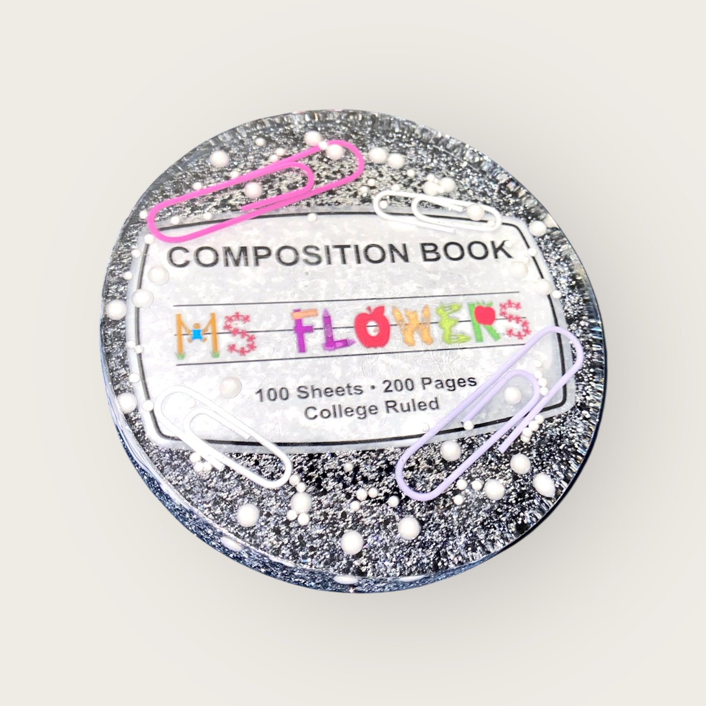 Handmade School Themed Coasters – Custom, Durable & Stylish