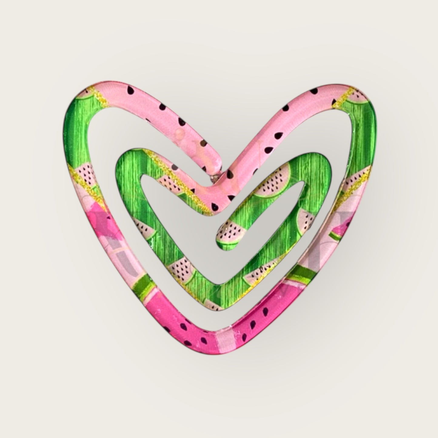 Large Acrylic Paper Clips- Multi Design/Pattern