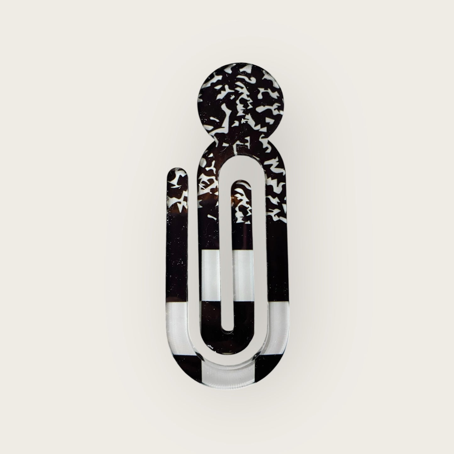 Large Acrylic Paper Clips- Multi Design/Pattern