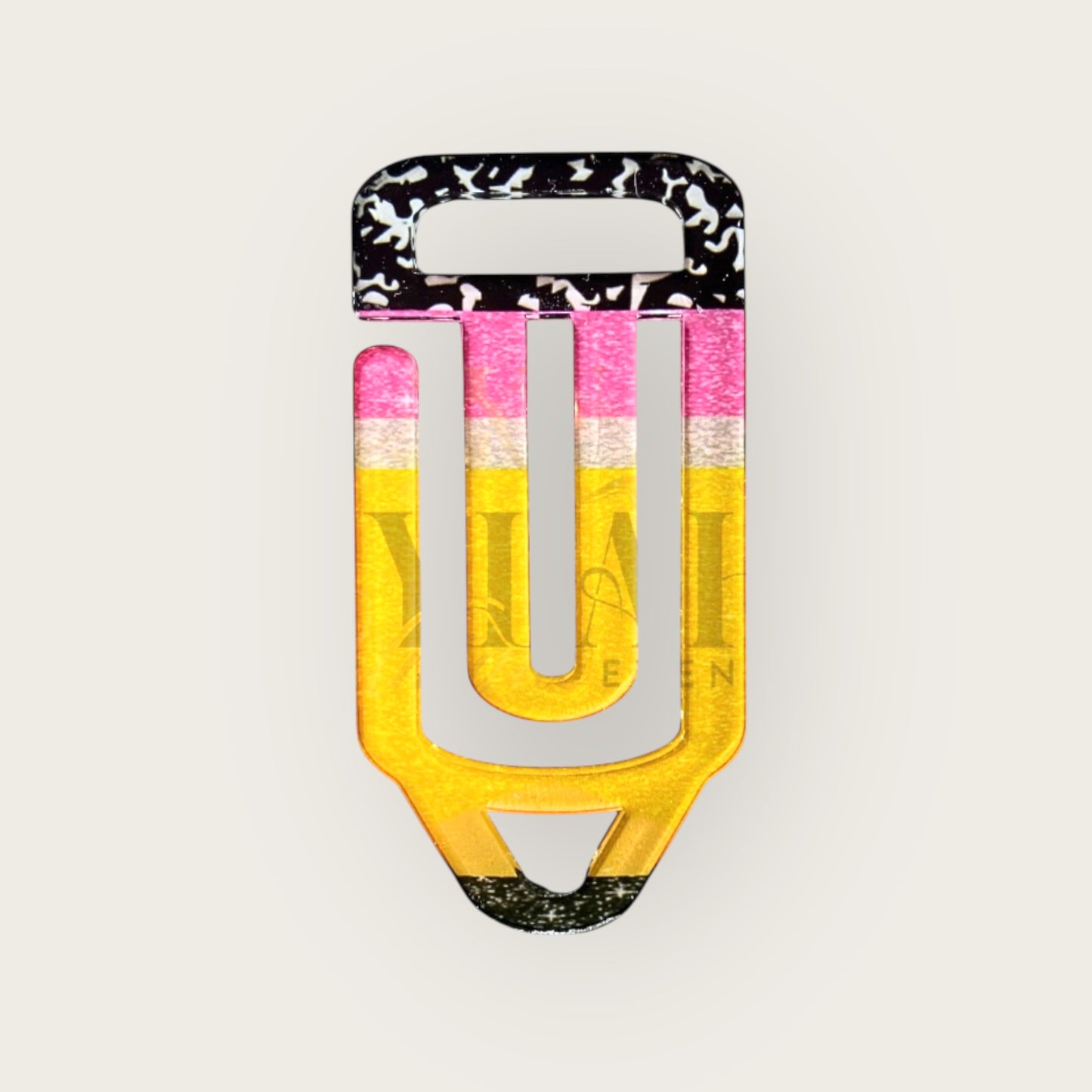 Large Acrylic Paper Clips- Multi Design/Pattern