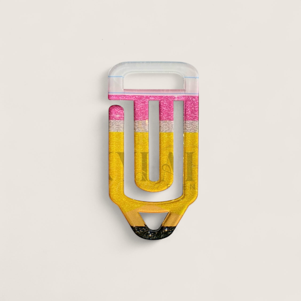 Large Acrylic Paper Clips- Multi Design/Pattern